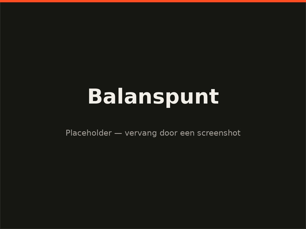 Werk voor Balanspunt